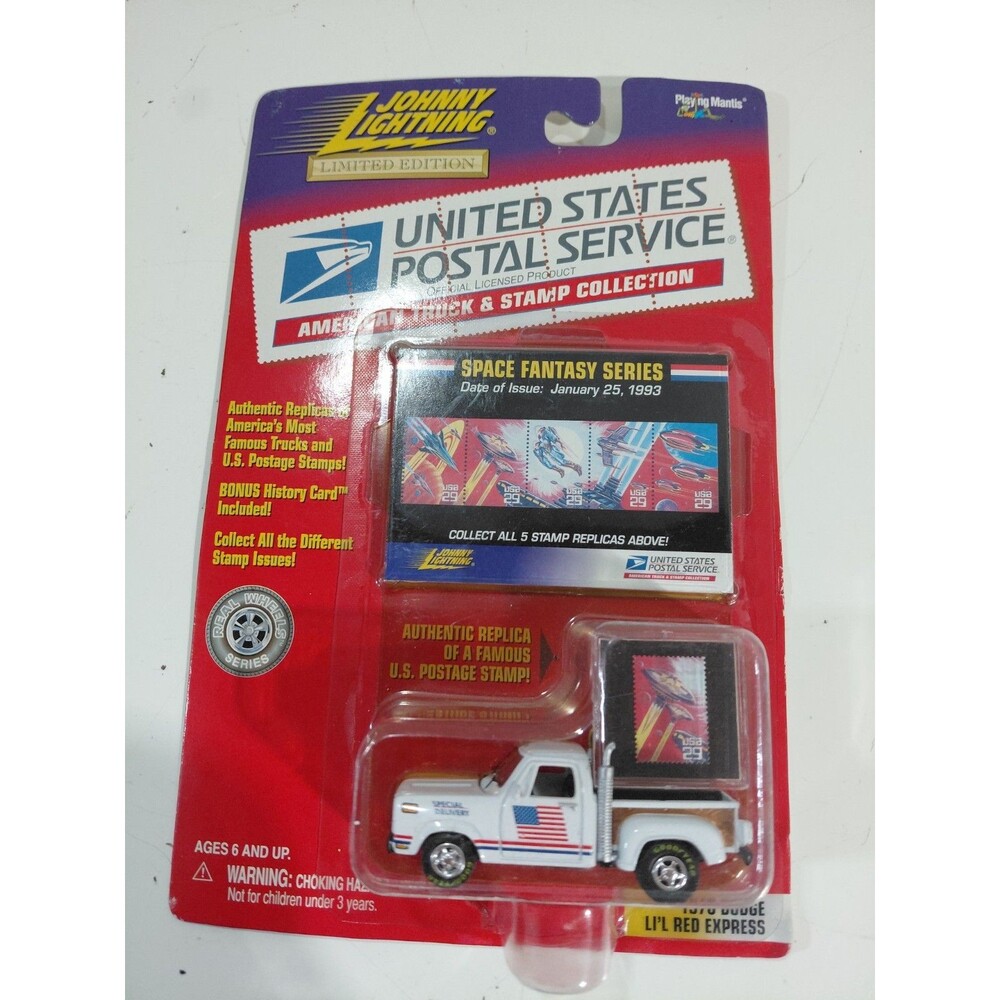 Johnny Lightning USPS Trucks & Stamp 1:64 DieCast Space Fantasy 78 Dodge Express